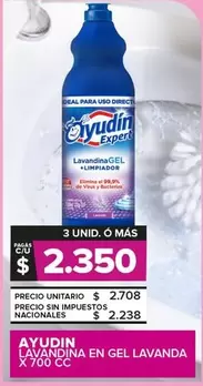 Ayudin - AYUDIN LAVANDINA EN GEL LAVANDA