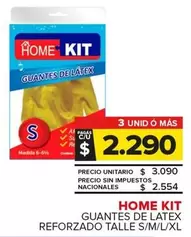 Home Kit - GUANTES DE LATEX REFORZADO