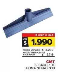 Negro - SECADOR DE GOMA NEGRO N30