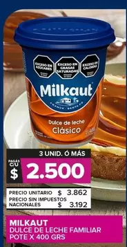Milkaut - Dulce de Leche Clásico