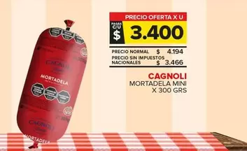 Cagnoli - MORTADELA MINI