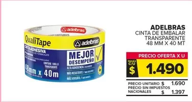 MM - CINTA DE EMBALAR TRANSPARENTE