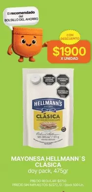 Hellmann's - Mayonesa Clásica