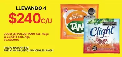 Tang - Jugo en Polvo