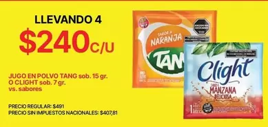 Tang - JUGO EN POLVO