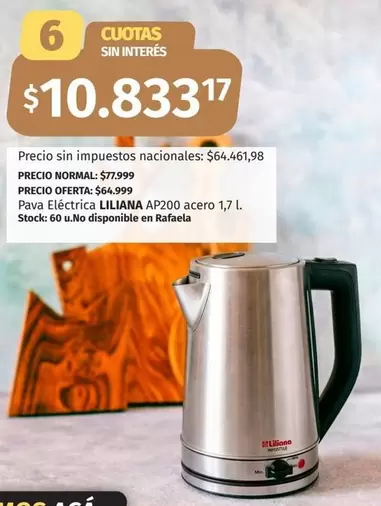 Liliana - Pava Eléctrica AP200