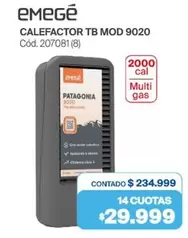 Patagonia - CALEFACTOR TB MOD 9520 Cód. 207081 (8)