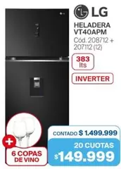 LG - HELADERA VT40APM Cód. 208712 + 207112 (12)