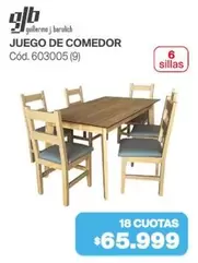 JUEGO DE COMEDOR Cód. 603005 (9)