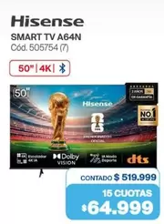 Hisense - SMART TV A64N Cód. 505754 (7)
