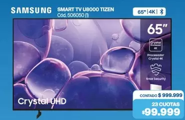 Samsung - SMART TV U8000 TIZEN C
d. 506050 (1)