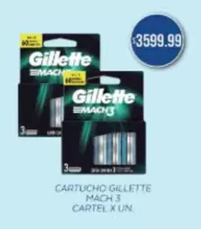 Gillette - MACH 3 CARTUCHOS