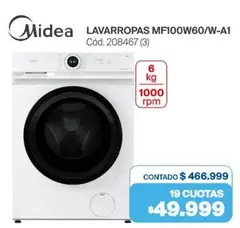 Midea - LAVARROPAS MF100W60/W-A1 Cód. 208467 (3)