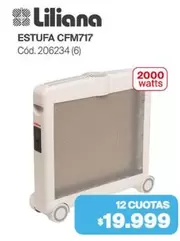 Liliana - ESTUFA CFM717 Cód. 206234