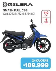 Gilera - SMASH FULL CBS Cód. 105361 /62/63/64 (10)