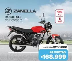 Zanella - RX 150 FULL Cód. 105780 (2)