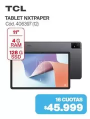 TCL - TABLET NXTPAER Cód. 406397 (12)