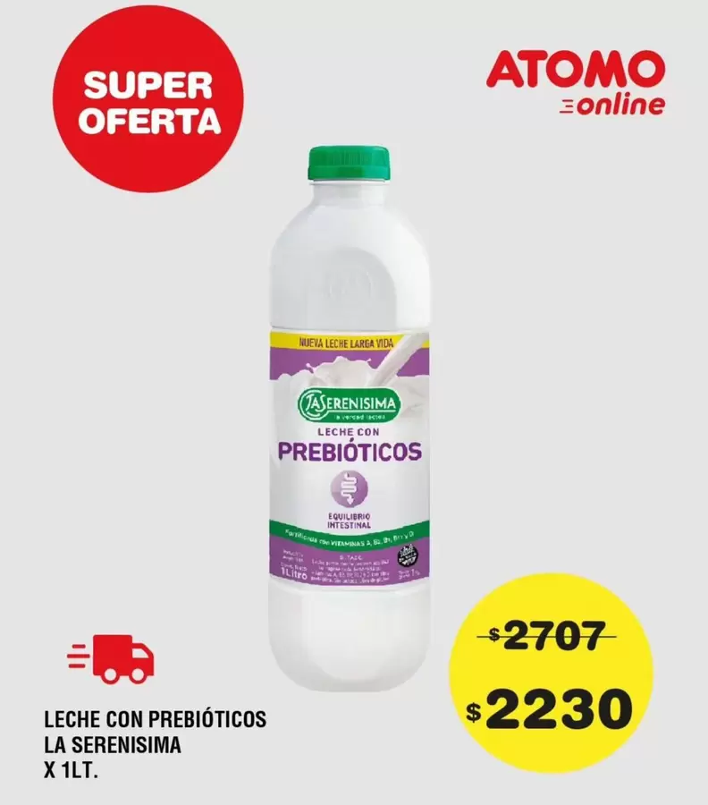 Atomo - Leche con Prebióticos