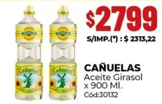 cañuelas - Aceite Girasol