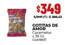 Amor - GOTITAS DE AMOR Caramelos Cód:18657