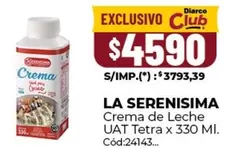 X$ - Crema de Leche UAT Tetra