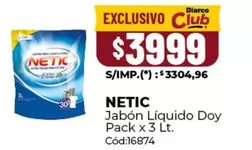 Netic - Jabón Líquido Doy Pack