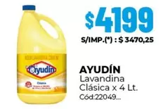 X$ - Lavandina Clásica x 4 Lt.