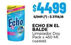 Echo - Limpiador Doy Pack x 450 Ml. Cód:6063