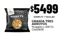 Granja Tres Arroyos - Nuggets de Pollo x 400 Gr. Cód:28251