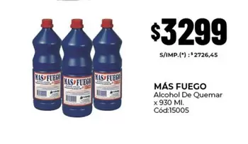 Mas - Alcohol De Quemar x 930 Ml. Cód:15005