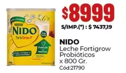 Nido - Leche Fortigrow Probióticos
