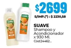 Suave - Shampoo y Acondicionador x 930 Ml. Cód:24462