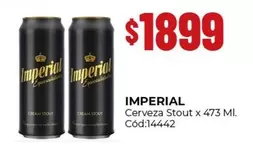 Imperial - Cerveza Stout x 473 Ml. Cód:14442