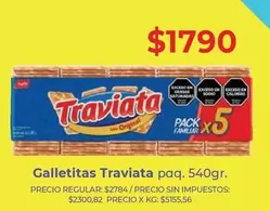 Traviata - Galletitas