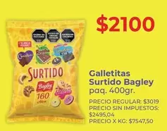 Bagley - Galletitas Surtido