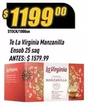 La Virginia - Te Manzanilla Ensob 25 saq