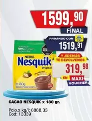Nesquik - CACAO NESQUIK