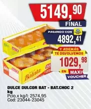 Dulcor - DULCE DULCOR BAT - BAT.CHOC 2 kg