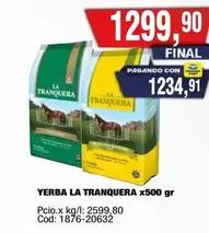 La Tranquera - YERBA LA TRANQUERA x500 gr