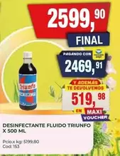 Triunfo - DESINFECTANTE FLUIDO