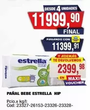Estrella - PAÑAL BEBE HIP