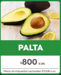 X$ - PALTA