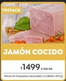 X$ - JAMÓN COCIDO