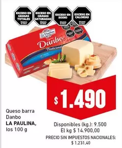 La paulina - Queso barra