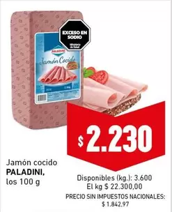 Paladini - Jamón cocido