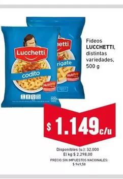 Lucchetti - Fideos