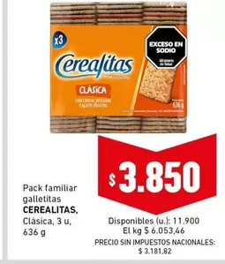 Cerealitas - galletitas Clásica