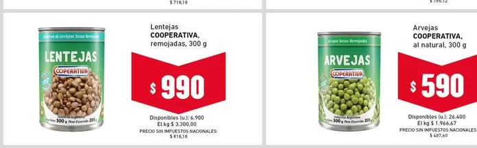 Coperativa - Lentejas