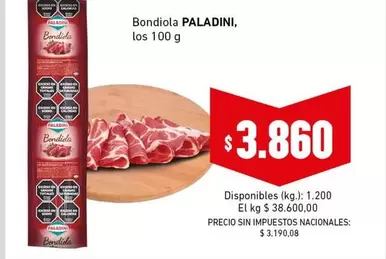Paladini - Bondiola
