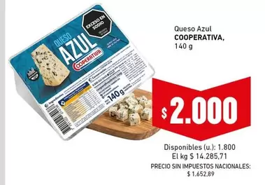Coperativa - Queso Azul